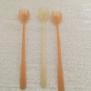 Vintage Tupperware Olive & Pickle Forks